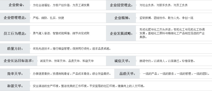企業文化 天華股份