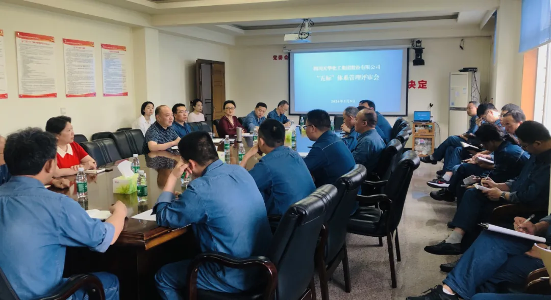 集團(tuán)召開(kāi)“五標(biāo)體系”管理評(píng)審會(huì)